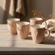 Porcelain Mug Set - 4 Pcs